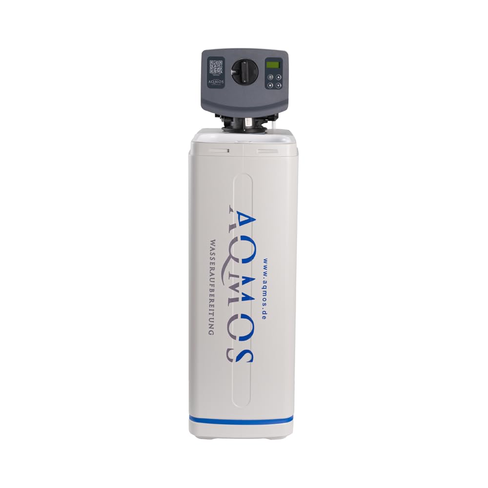 Aqmos R2D2-48 Wasserenthärtungsanlage, 1" Anschlussset, für Haushalte bis 5 Personen, Entkalkungsanlage