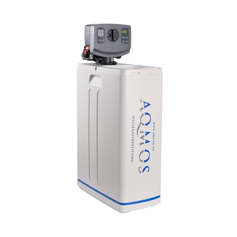Aqmos R2D2-48 Wasserenthärtungsanlage, 1" Anschlussset, für Haushalte bis 5 Personen, Entkalkungsanlage